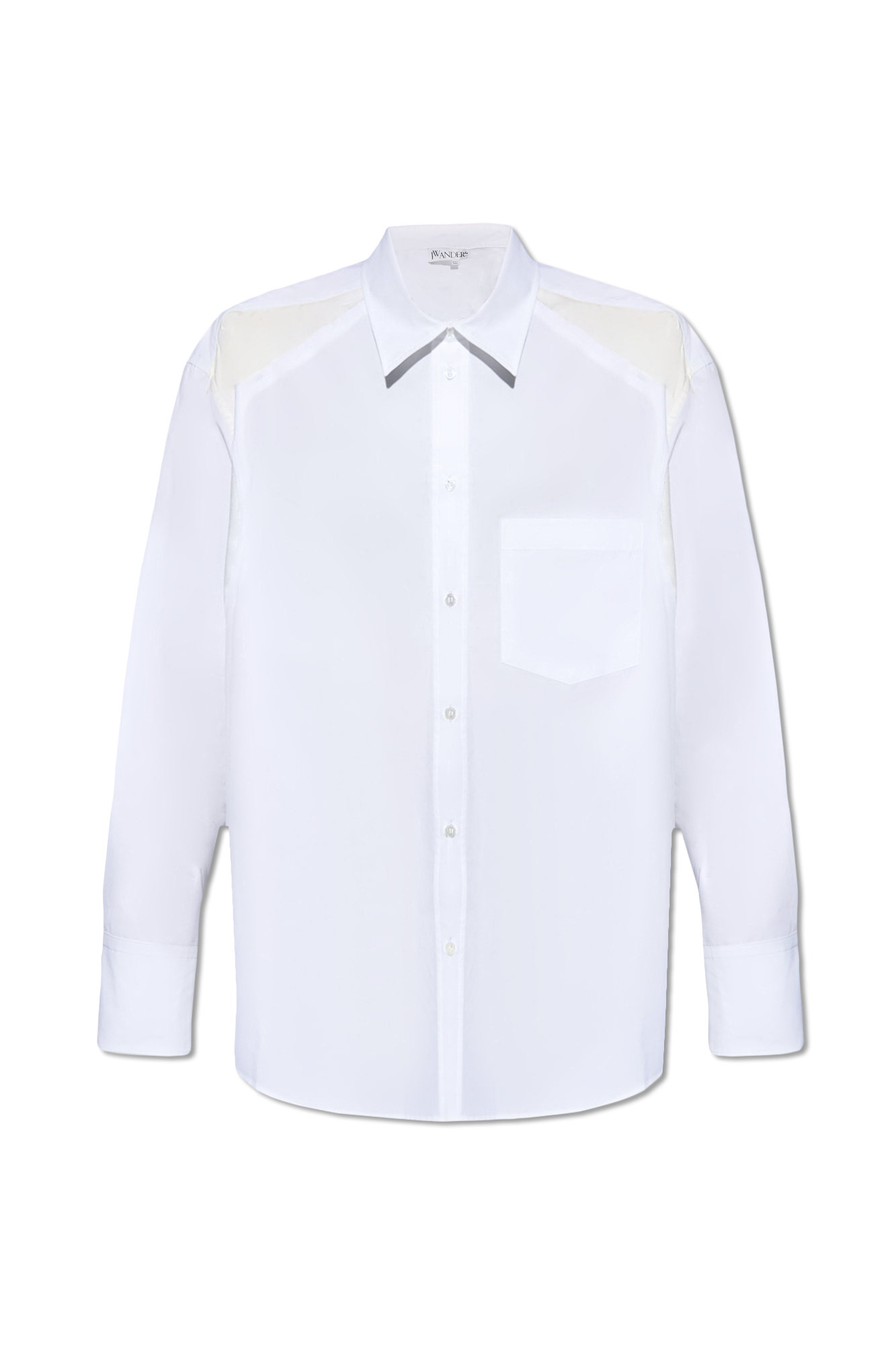 White Shirt with satin inserts JW Anderson - Vitkac GB